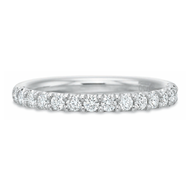 Comfort Fit Half Way Diamond Band
