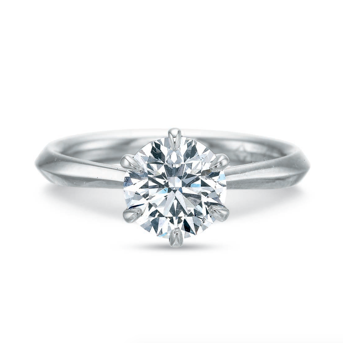 Six Prong Solitaire Engagement Ring