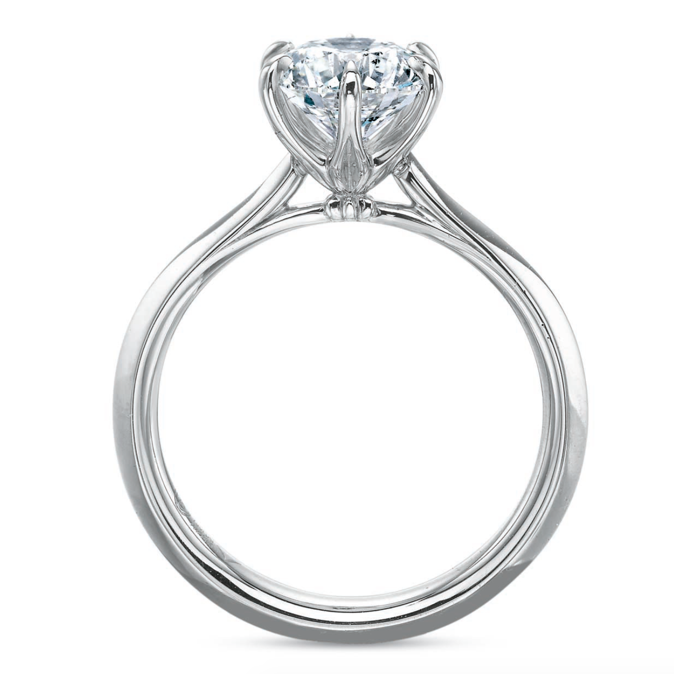 18K 6-Prong Classic Solitaire Engagement Ring